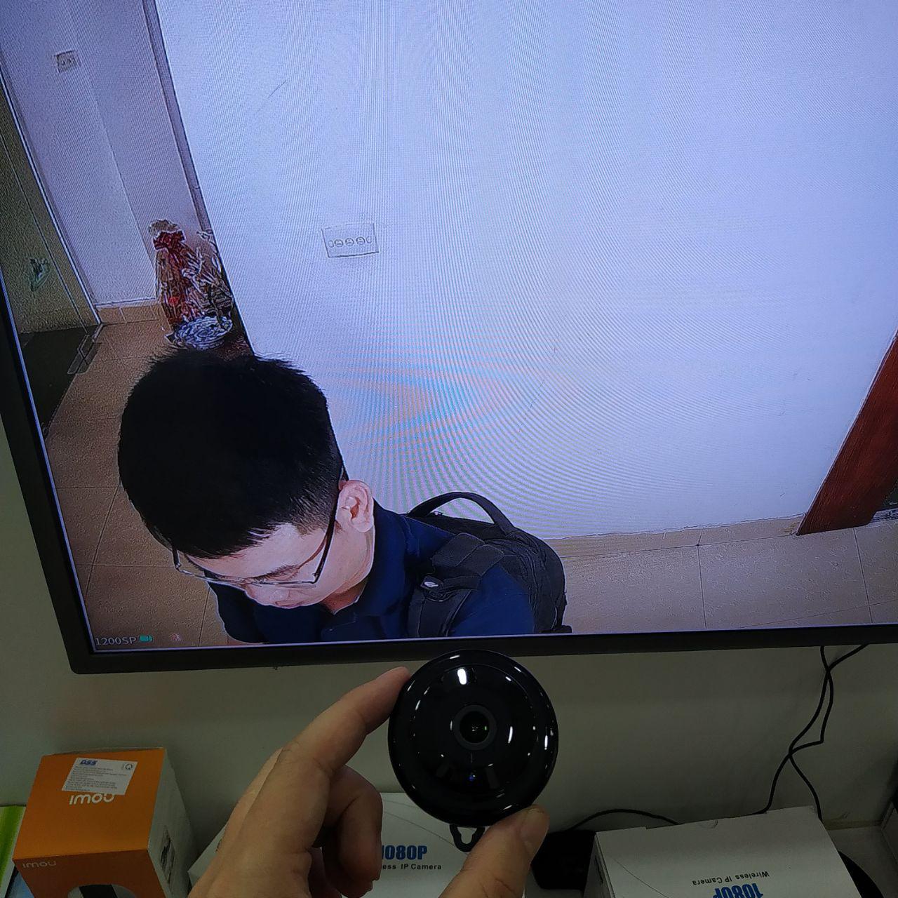 Hình ảnh thực tế camera mini wifi v380