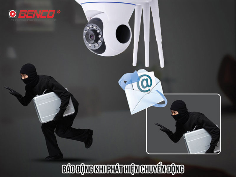 Camera chống trộm không dây wifi
