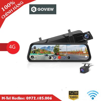 Camera Hành Trình Gương 10 Inch 4G Goview GV-100G
