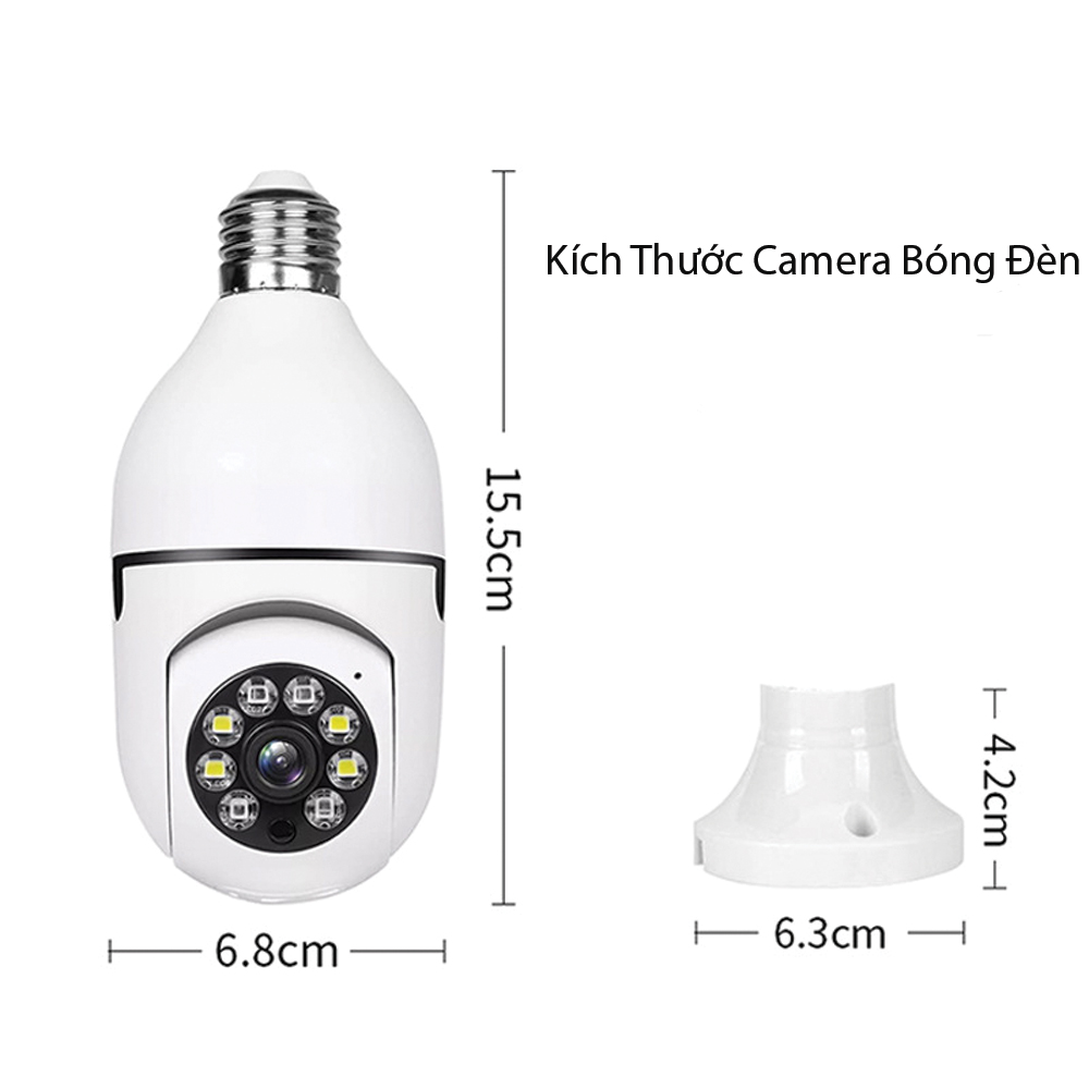 kích thước tiêu chuẩn camera bóng đèn