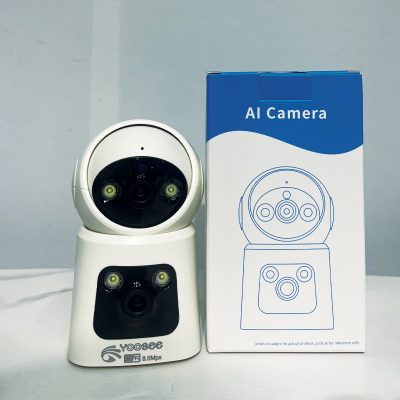 Hình ảnh thực tế camera yoosee 2 mắt tích hợp công nghệ AI thông minh