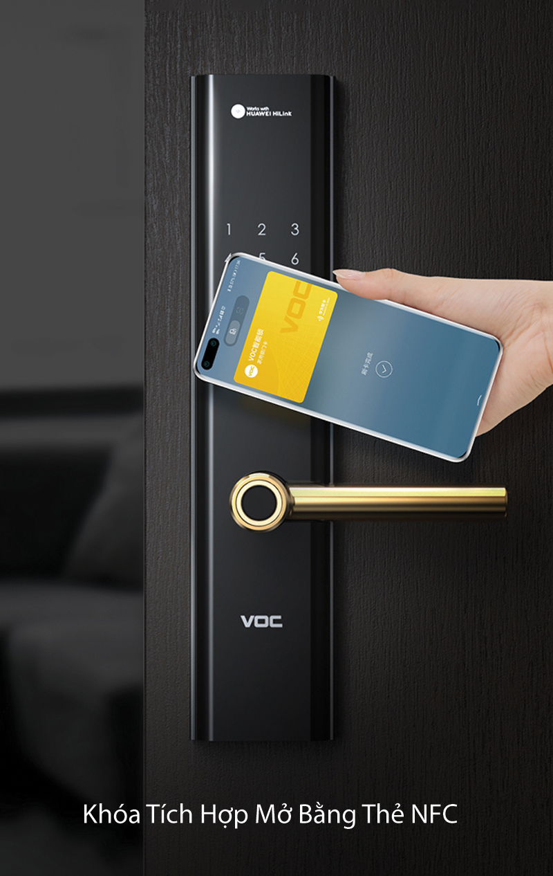 khóa VOC mở bằng NFC